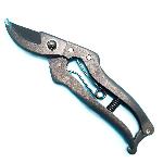 Sécateur japonais en acier Aogami avec ressort, Angle A, 200 mm.